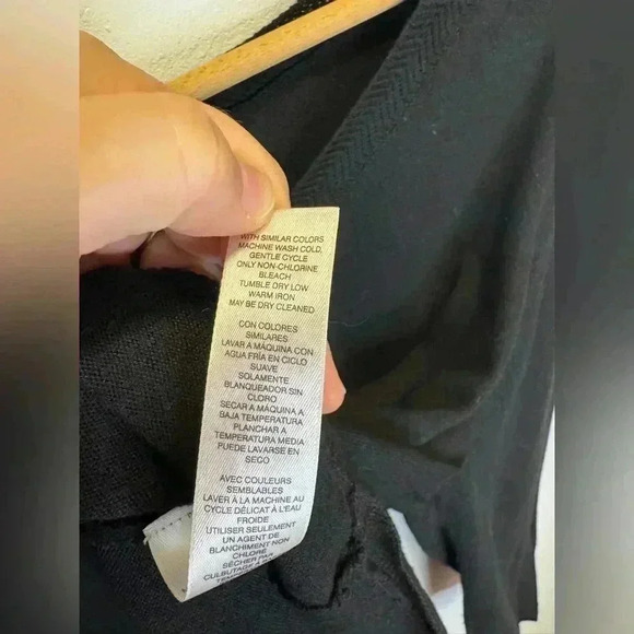 Chico’s women’s black pullover top oversized lightweight knitted v-neck size 3 - Picture 8 of 12